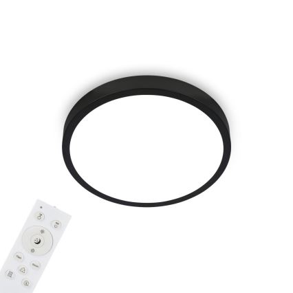 Briloner 3709-015 - LED RGB Hämardatav laevalgusti LED/22W/230V 4000K d. 38 cm must + kaugjuhtimispult