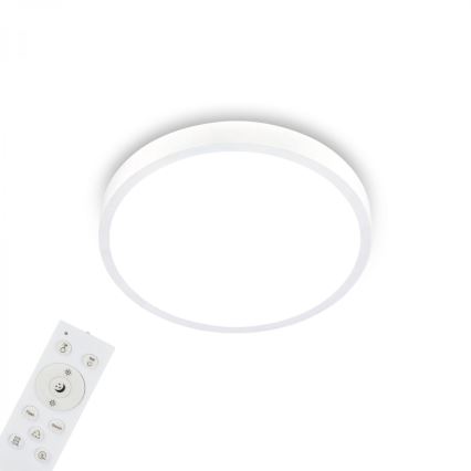 Briloner 3709-016 - LED RGB Hämardatav laevalgusti LED/22W/230V 4000K d. 38 cm valge + kaugjuhtimispult