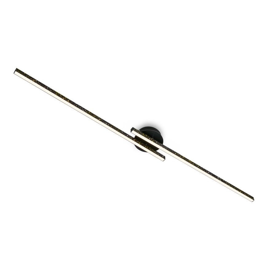Briloner 3717-025 - LED Pinnale kinnitatav lühter REY 2xLED/12W/230V must