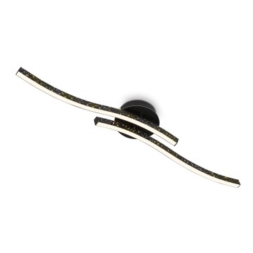 Briloner 3718-025 - LED Pinnale kinnitatav lühter REY 2xLED/6W/230V must
