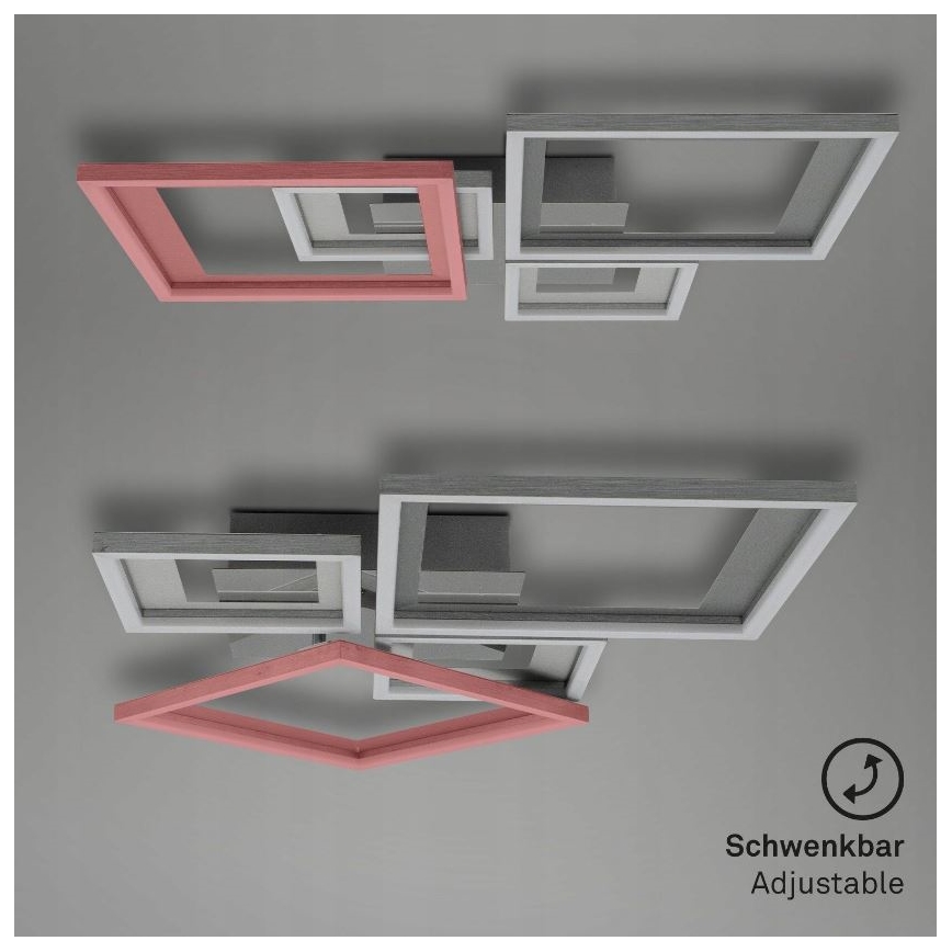 Briloner 3727-019 - LED Hämardatav laevalgusti FRAME LED/38W/230V