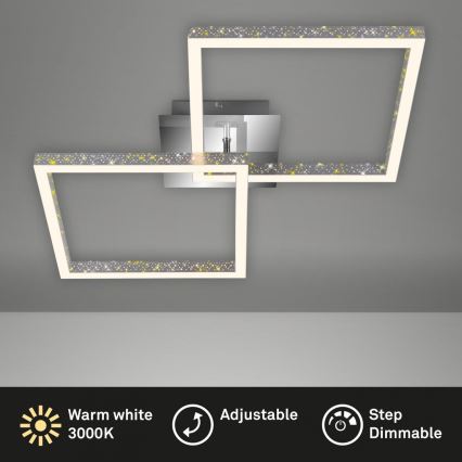 Briloner 3751-019 - LED Hämardatav laevalgusti FRAME LED/20W/230V läikiv kroom