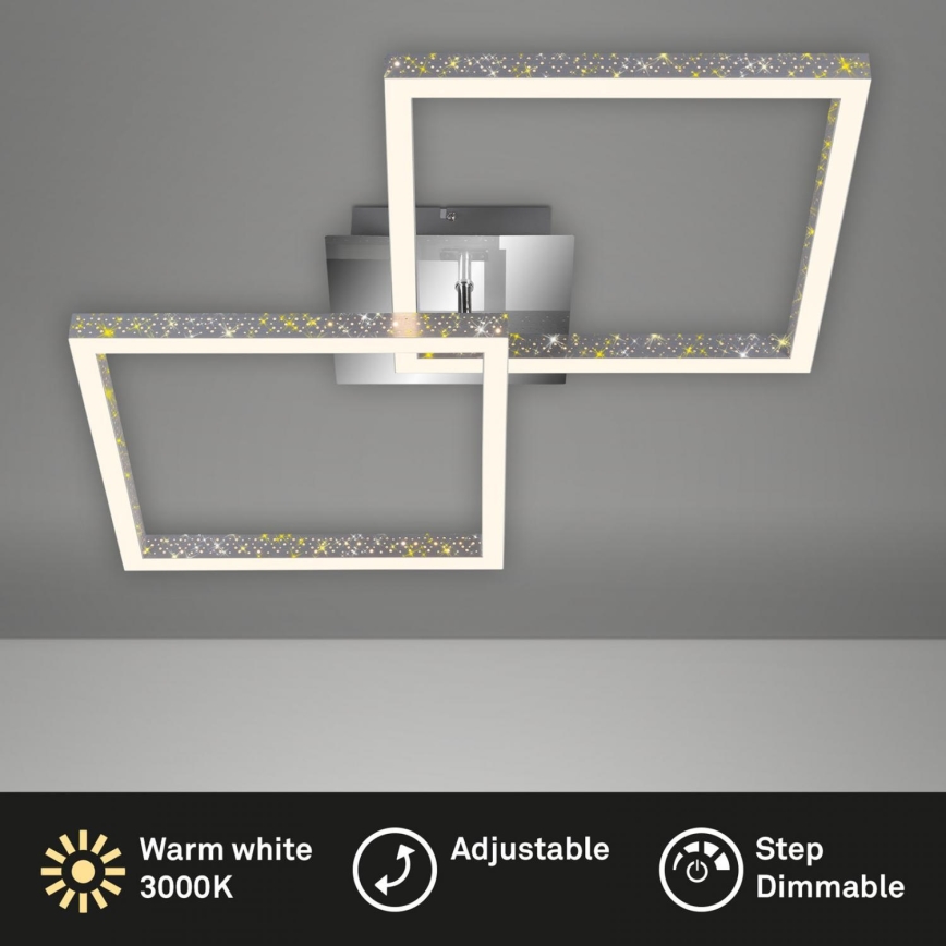 Briloner 3751-019 - LED Hämardatav laevalgusti FRAME LED/20W/230V läikiv kroom