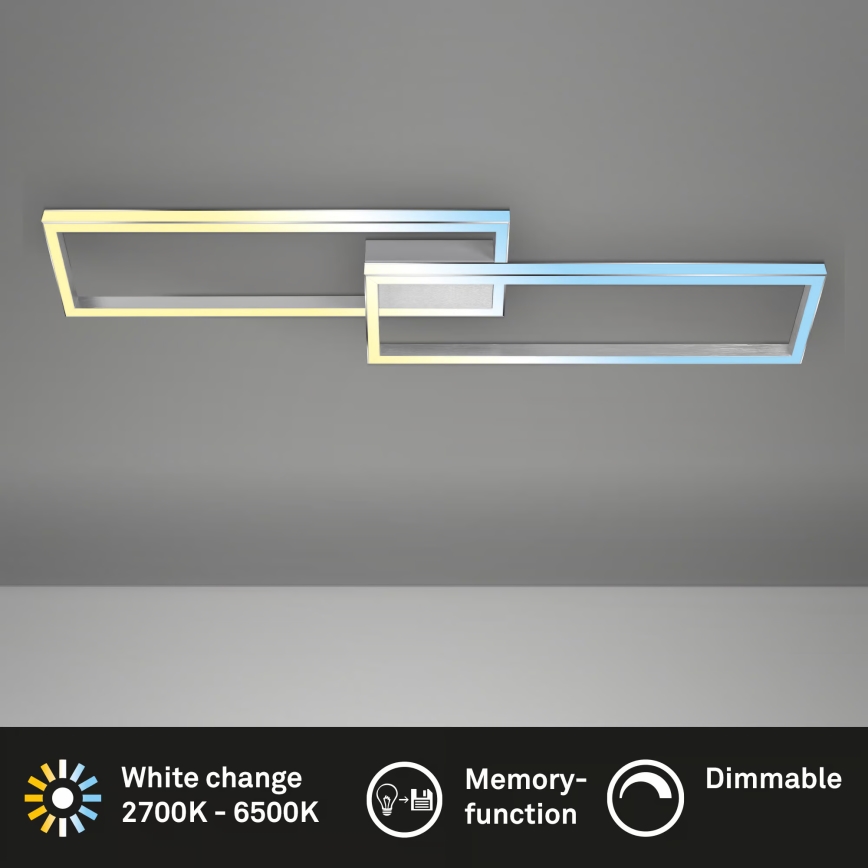 Briloner 3761019 - Hämardatav LED-laelamp LED/45W/230V 2700-6500K mattkroom + kaugjuhtimispult