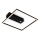 Briloner 3770-015 - LED laelamp liikumis- ja hämarussensoriga FRAME LED/14W/230V 3000K 30x32 cm must