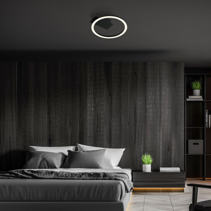 Briloner 3778-015 - LED laevalgusti FRAME LED/5W/230V, läbimõõt 20 cm, must
