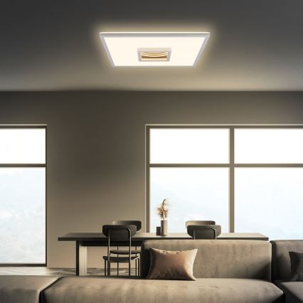 Briloner 3848014 - LED laelamp TORO LED/18W/230V 42x42 cm mattkroom