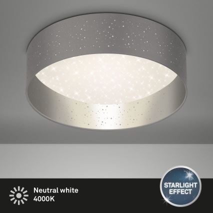 Briloner 3882-014 - LED Laevalgusti MAILA STARRY LED/18W/230V hall/hõbedane