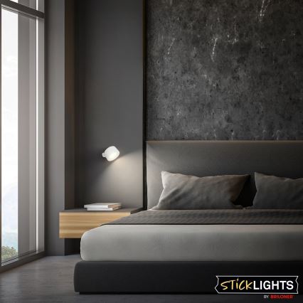 Briloner 3896016 - hämardatav laetav LED-seinalamp TARI LED/1,6W/5V 1500 mAh valge