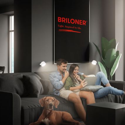 Briloner 3896016 - LED hämardatav laetav seinavalgusti TARI LED/1,6W/5V 1500 mAh valge