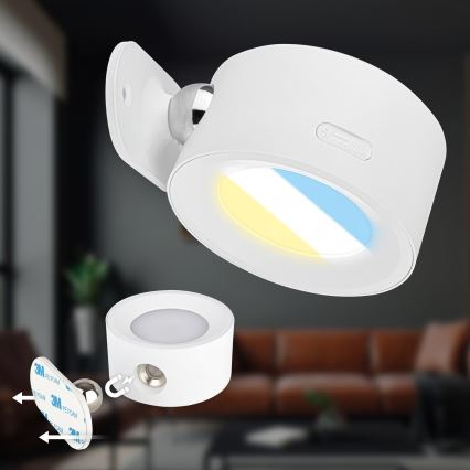 Briloner 3896016 - LED hämardatav laetav seinavalgusti TARI LED/1,6W/5V 1500 mAh valge