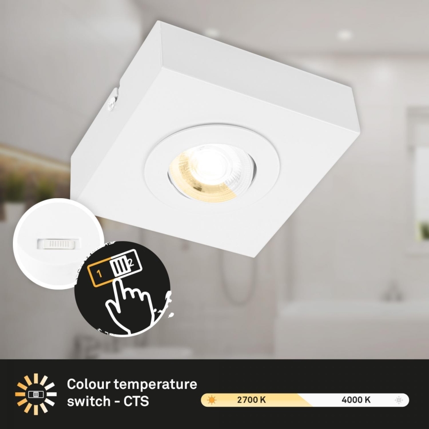 Briloner 3996016 - LED Kohtvalgusti CTS LED/4W/230V 2700/4000K valge