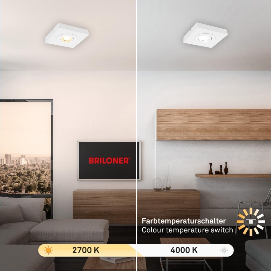Briloner 3996016 - LED Kohtvalgusti CTS LED/4W/230V 2700/4000K valge