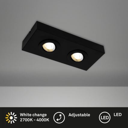 Briloner 3996025 - LED Kohtvalgusti CTS 2xLED/4W/230V 2700/4000K must