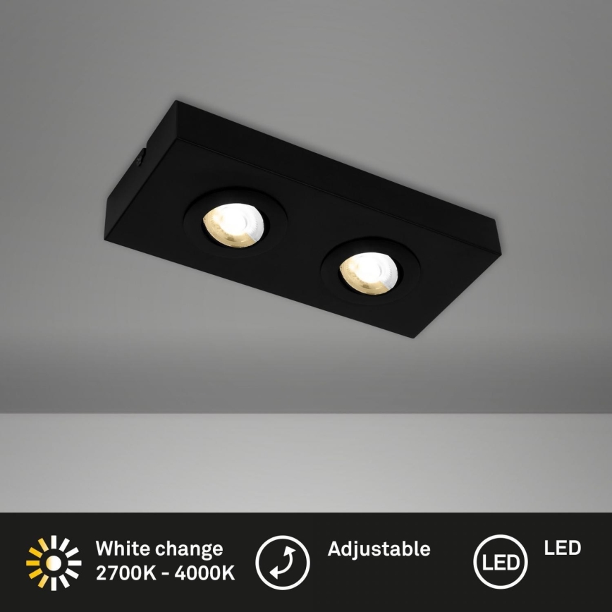 Briloner 3996025 - LED Kohtvalgusti CTS 2xLED/4W/230V 2700/4000K must