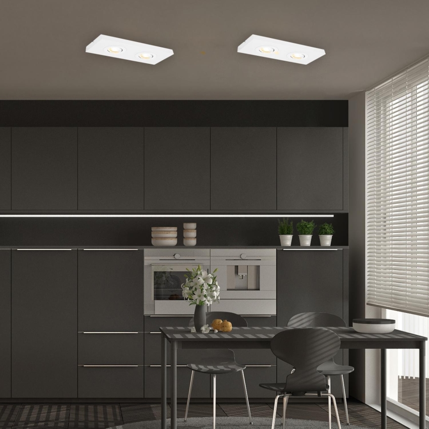 Briloner 3996026 - LED Kohtvalgusti CTS 2xLED/4W/230V 2700/4000K valge