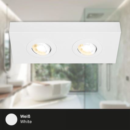 Briloner 3996026 - LED Kohtvalgusti CTS 2xLED/4W/230V 2700/4000K valge