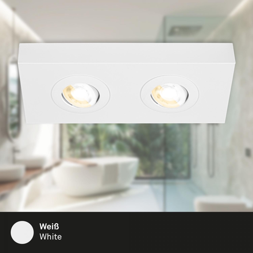 Briloner 3996026 - LED Kohtvalgusti CTS 2xLED/4W/230V 2700/4000K valge