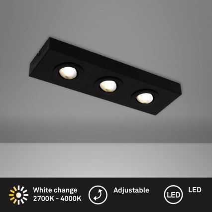 Briloner 3996035 - LED Kohtvalgusti CTS 3xLED/4W/230V 2700/4000K must