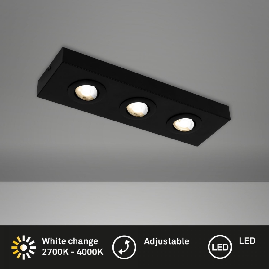 Briloner 3996035 - LED Kohtvalgusti CTS 3xLED/4W/230V 2700/4000K must