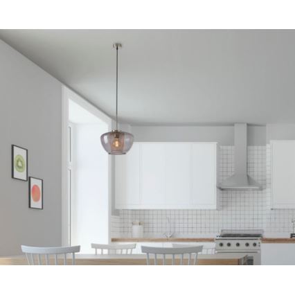 Briloner 4016-014 - Ripplamp kaabliga SEVENTIES 1xE27/40W/230V suitsuhall