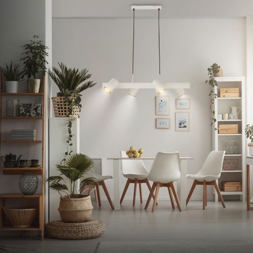 Briloner 4058044 - kaabliga rippvalgusti ERA 4xGU10/10W/230V kreemjas