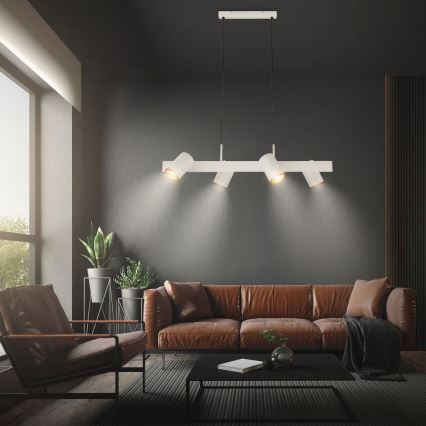 Briloner 4058044 - kaabliga rippvalgusti ERA 4xGU10/10W/230V kreemjas