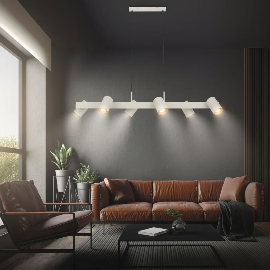 Briloner 4058064 - Ripplühter kaabliga ERA 6xGU10/10W/230V kreemjas