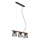 Briloner 4077-035 - Lühter WOOD & STYLE 3xE14/25W/230V kummipuu