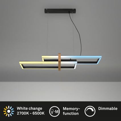 Briloner 4768015 - hämardatav LED-rippvalgusti juhtmel LED/44W/230V 2700-6500K 100 cm + kaugjuhtimispult