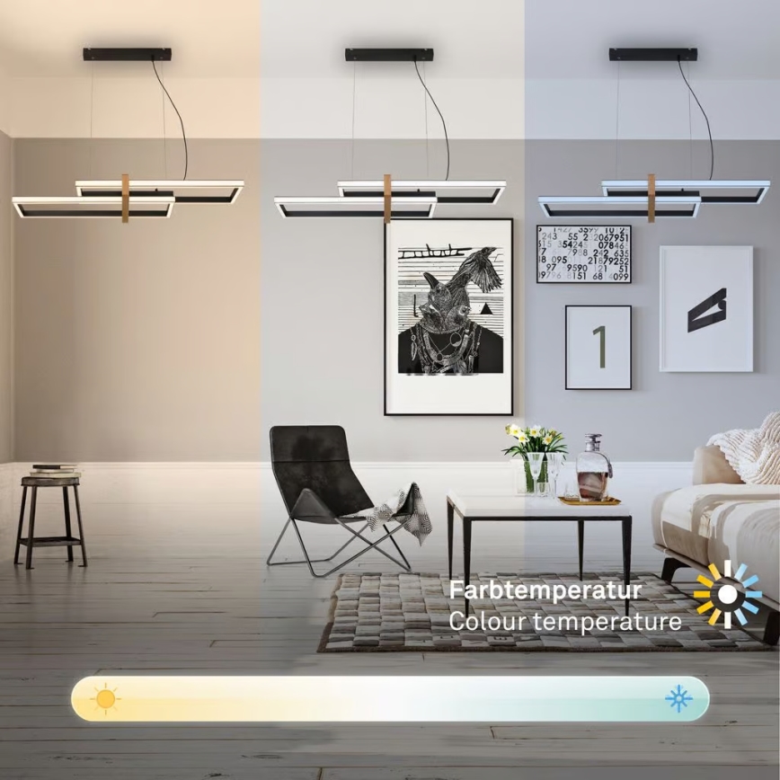 Briloner 4768015 - hämardatav LED-rippvalgusti juhtmel LED/44W/230V 2700-6500K 100 cm + kaugjuhtimispult