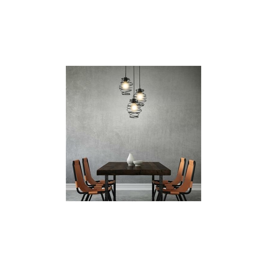 Briloner 4870-035 - Rippvalgusti kaabliga 3xE27/60W/230V