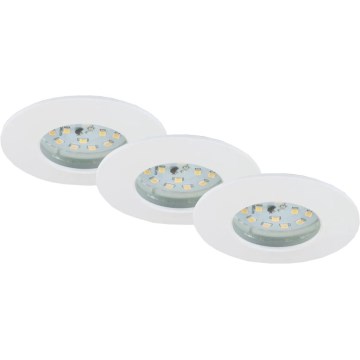 Briloner 6994-036 - Komplekt 3x LED vannitoa laevalgustit LED/5W/230V IP44