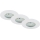 Briloner 6994-036 - Komplekt 3x LED vannitoa laevalgustit LED/5W/230V IP44