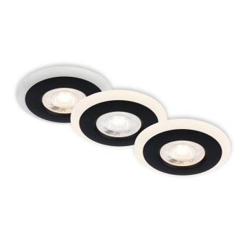Briloner 7039-035 - KOMPLEKT 3x LED Süvistatav valgusti vannituppa LED/5W/230V IP44