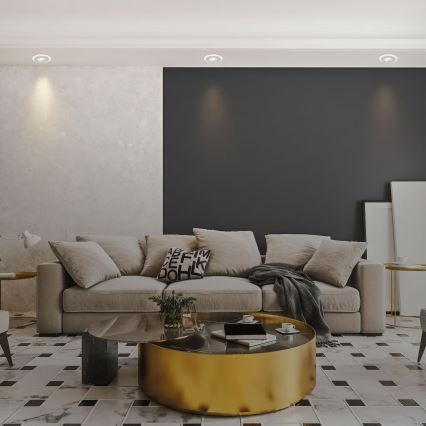 Briloner 7039034 - KOMPLEKT 3xLED vannitoa süvistatavad laevalgustid 3xLED/5W/230V IP44 mattkroom