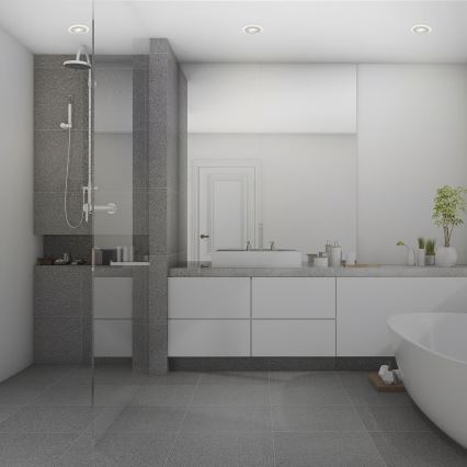 Briloner 7039034 - KOMPLEKT 3xLED vannitoa süvistatavad laevalgustid LED/5W/230V IP44 mattkroom