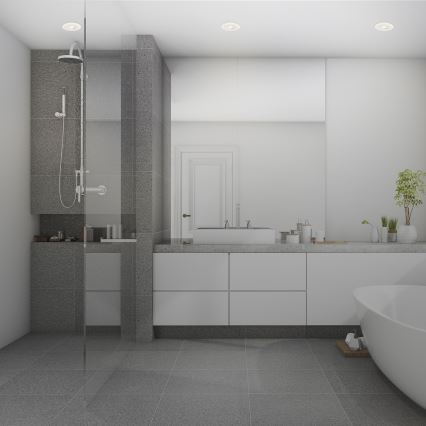 Briloner 7039036 - Komplekt 3× LED süvistatavad vannitoa laevalgustid, LED/5W/230V, IP44, valge