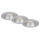 Briloner 7041-034 - KOMPLEKT 3x LED Süvistatav valgusti vannituppa LED/4,9W/230V IP44 hõbedane