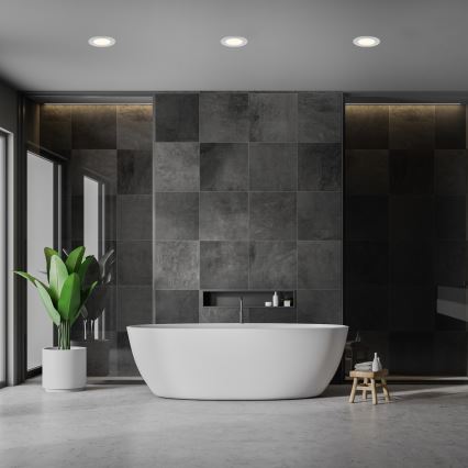 Briloner 7049014 - vannitoa süvistatav hämardatav laevalgusti LED/6W/230V 3000K IP44 mattkroom