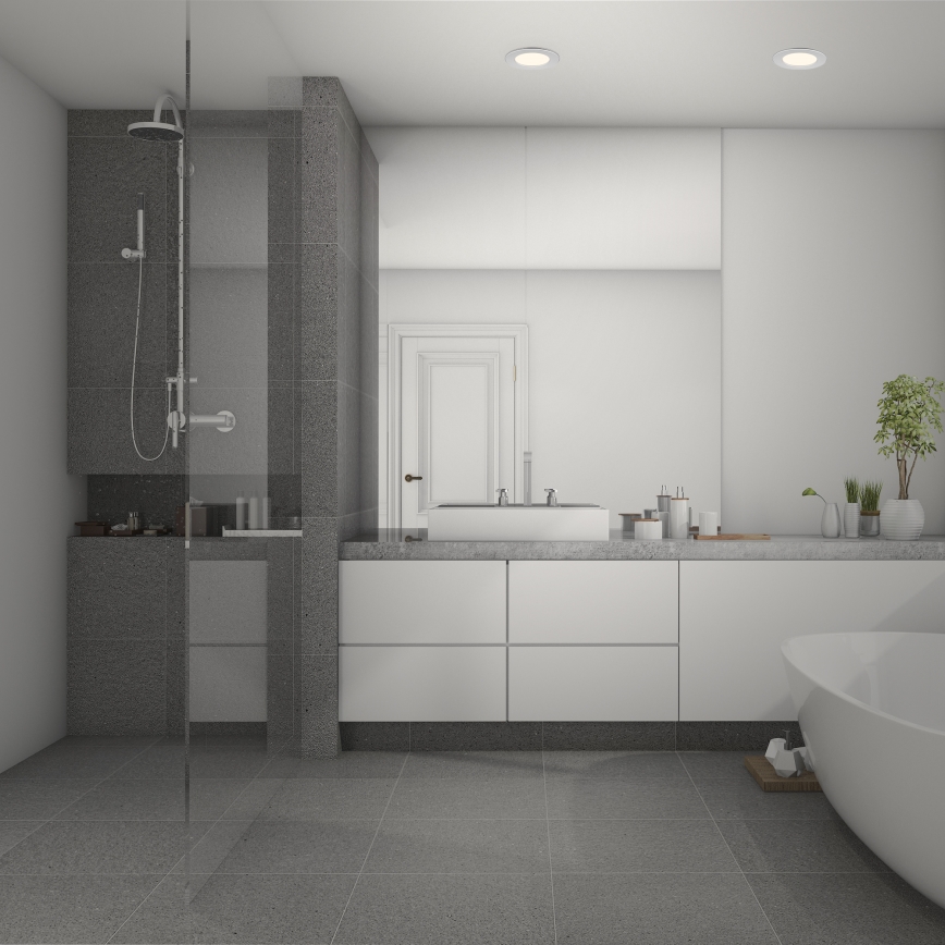 Briloner 7049014 - vannitoa süvistatav hämardatav laevalgusti LED/6W/230V 3000K IP44 mattkroom