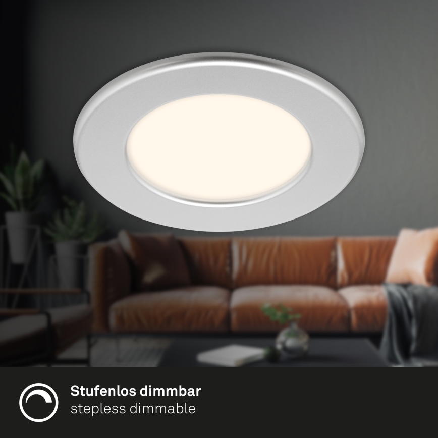Briloner 7049014 - vannitoa süvistatav hämardatav laevalgusti LED/6W/230V 3000K IP44 mattkroom