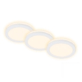 Briloner 7055-036 - KOMPLEKT 3x LED Süvistatav valgusti vannituppa LED/3W/230V IP44