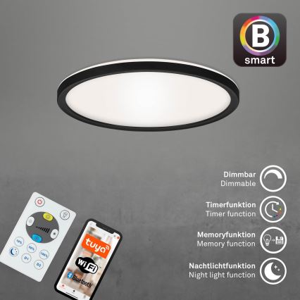 Briloner 7058-015 - LED Hämardatav valgusti SLIM LED/18W/230V 2700-6500K Wi-Fi Tuya + kaugjuhtimispult