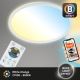 Briloner 7058-016 - LED Hämardatav valgusti SLIM LED/18W/230V 2700-6500K Wi-Fi Tuya + kaugjuhtimispult