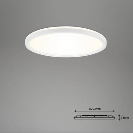 Briloner 7058-016 - LED Hämardatav valgusti SLIM LED/18W/230V 2700-6500K Wi-Fi Tuya + kaugjuhtimispult