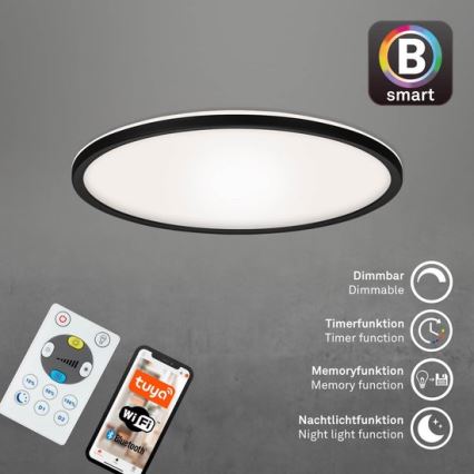 Briloner 7059-015 - LED Hämardatav laevalgusti SLIM LED/22W/230V 2700-6500K Wi-Fi Tuya + kaugjuhtimispult