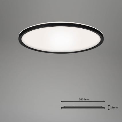 Briloner 7059-015 - LED Hämardatav laevalgusti SLIM LED/22W/230V 2700-6500K Wi-Fi Tuya + kaugjuhtimispult