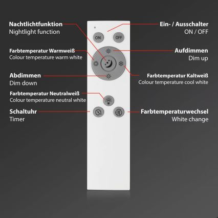 Briloner 7060-015 - LED hämardatav pinnapealne SLIM-paneel LED/22W/230V 2700-6500K 42x42 cm must Wi-Fi Tuya + kaugjuhtimispult