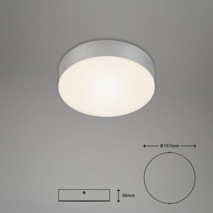 Briloner 7064014 - LED Laevalgusti FLAME LED/11W/230V hõbedane